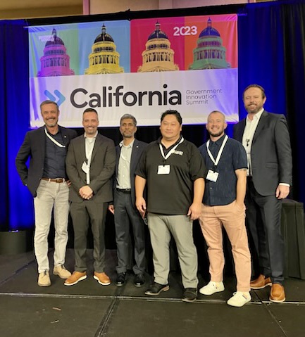 ODI and Cal OES project team members at the 2023 California Government Innovation Summit.
