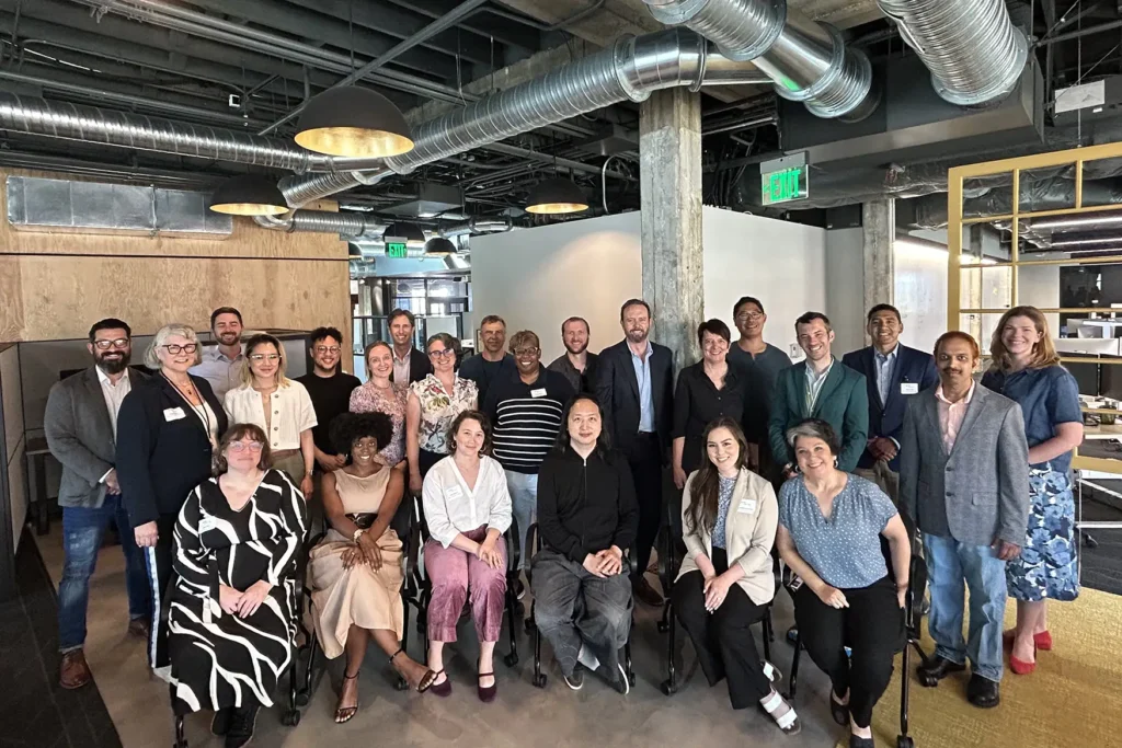 The ODI team with Audrey Tang at Codefest 2025